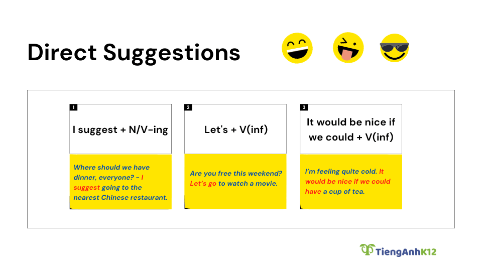 Functions  Suggestions
